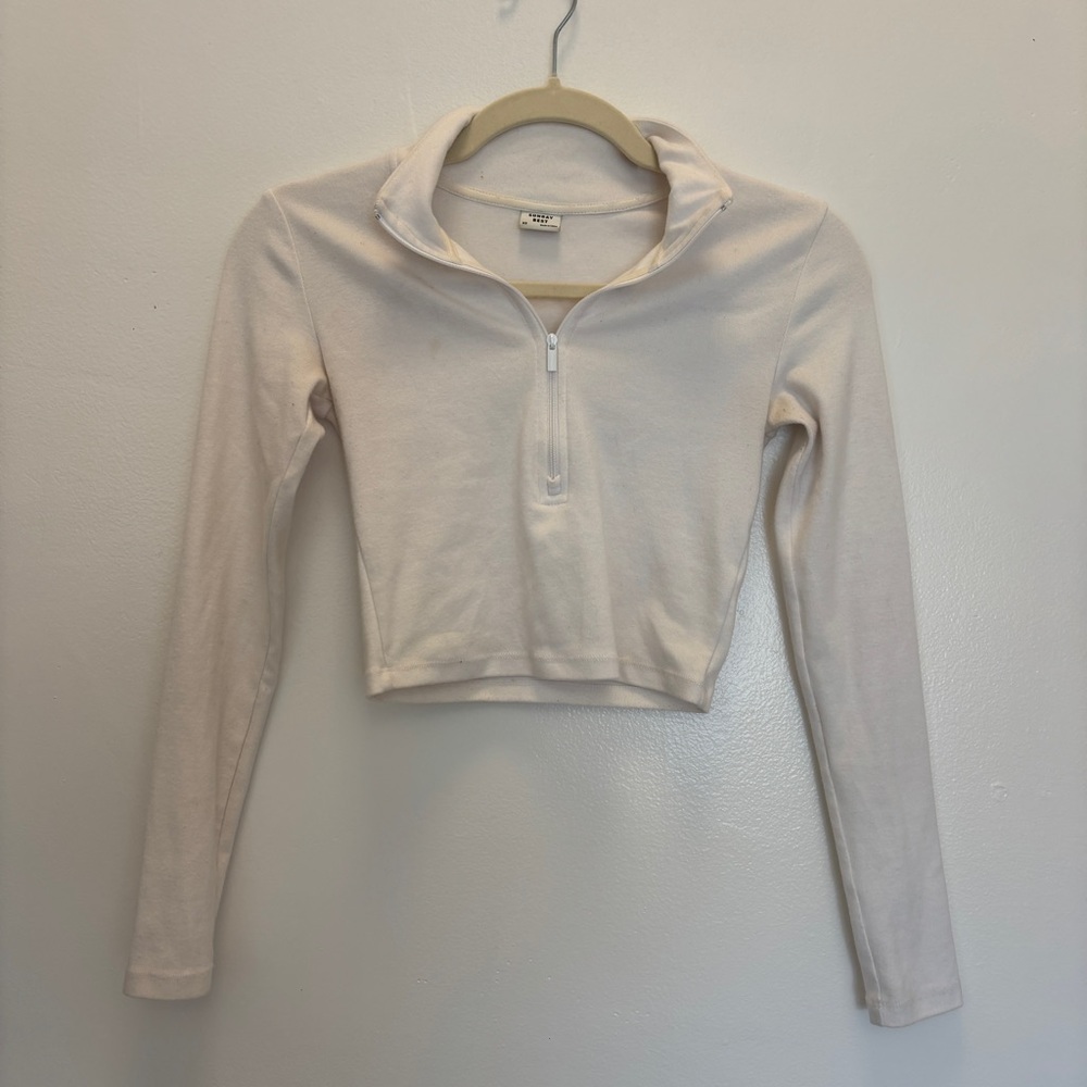 Sunday Best Zip-Up Crop Top
